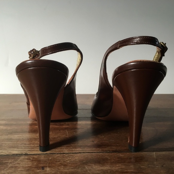 Amano Bootier Juliette Peep Toe Strap Heels - Picture 5 of 7